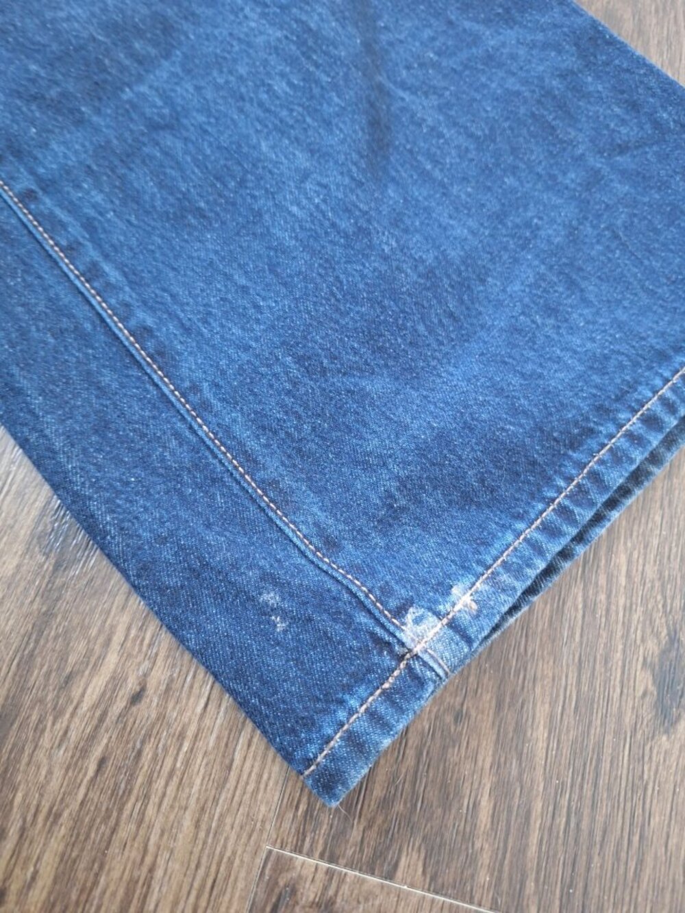 💙 Old Navy Women’s High Rise Baggy Wide Leg Jeans Size 30 Cotton Dark Wash Comf - Picture 5 of 8